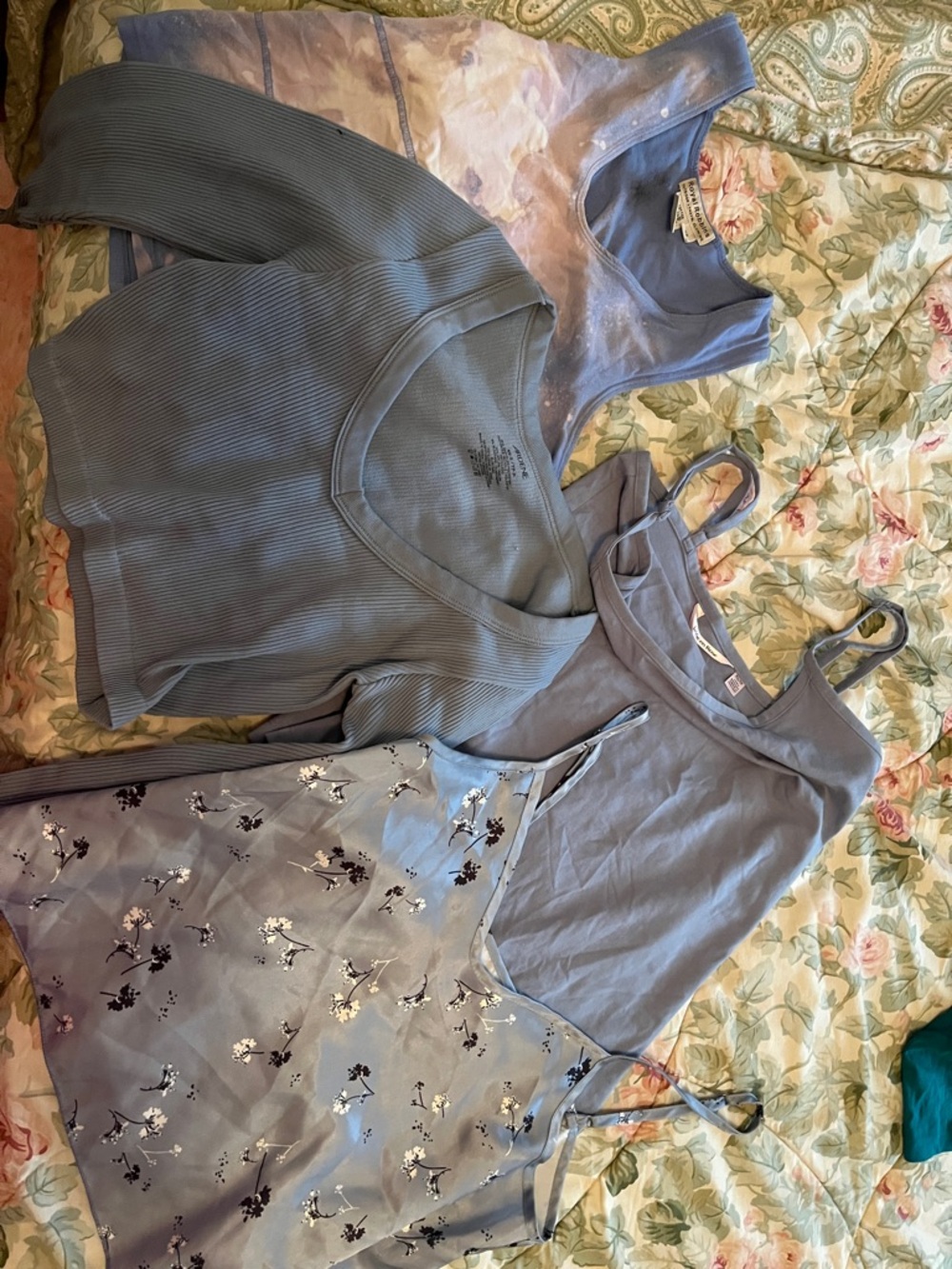 Women’s four piece set blue $20